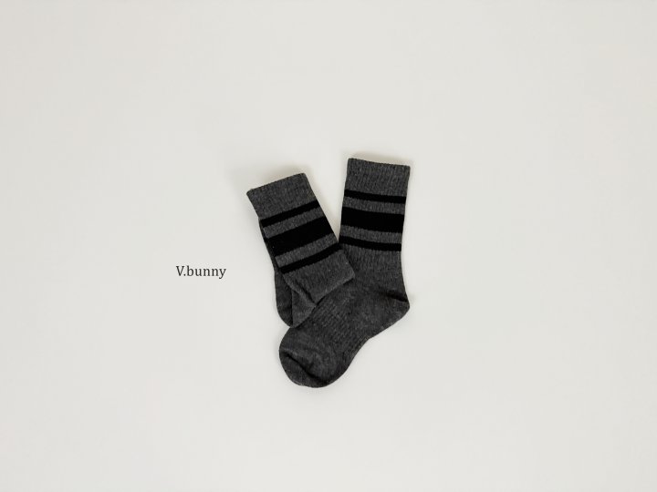 V Bunny - Korean Children Fashion - #designkidswear - James Socks Set - 11