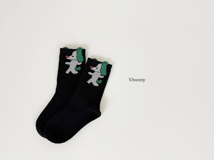 V Bunny - Korean Children Fashion - #designkidswear - Fody Socks Set - 8