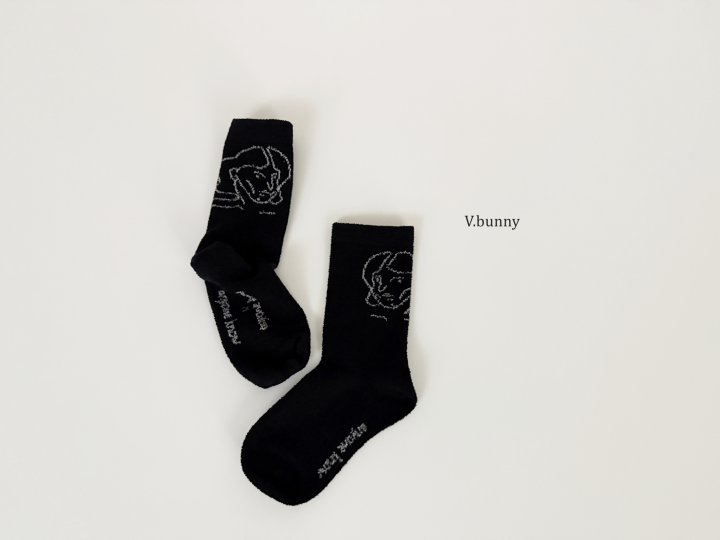 V Bunny - Korean Children Fashion - #designkidswear - Cood Socks Set - 7