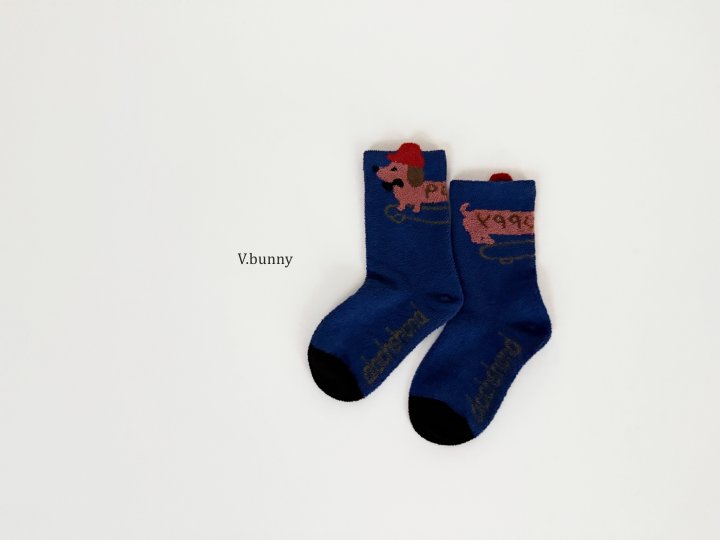 V Bunny - Korean Children Fashion - #designkidswear - Coach Socks Set - 6
