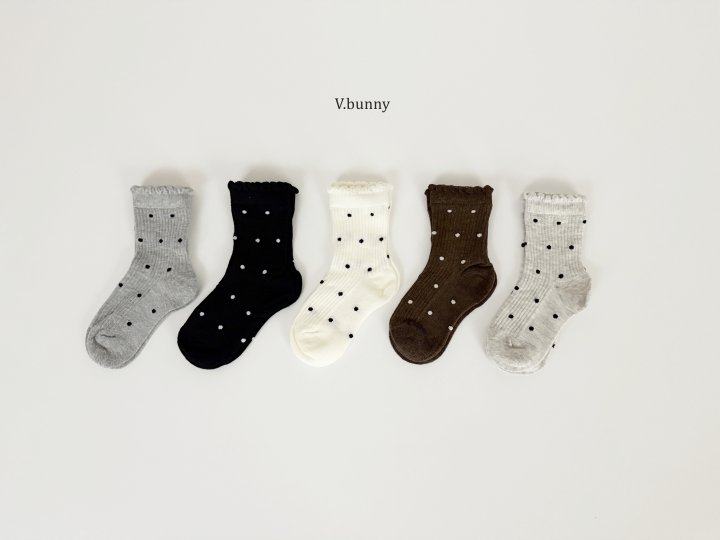 V Bunny - Korean Children Fashion - #designkidswear - Otteng Socks Set