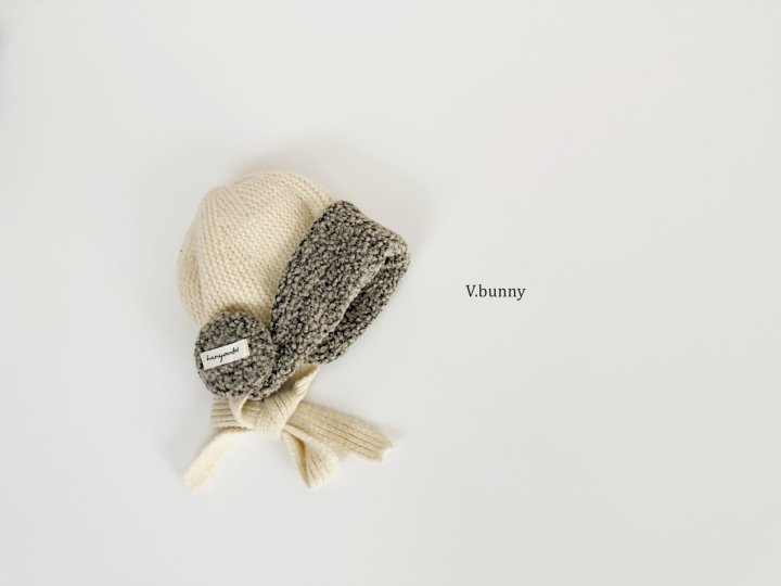 V Bunny - Korean Children Fashion - #designkidswear - Knit Fleece Hat - 12