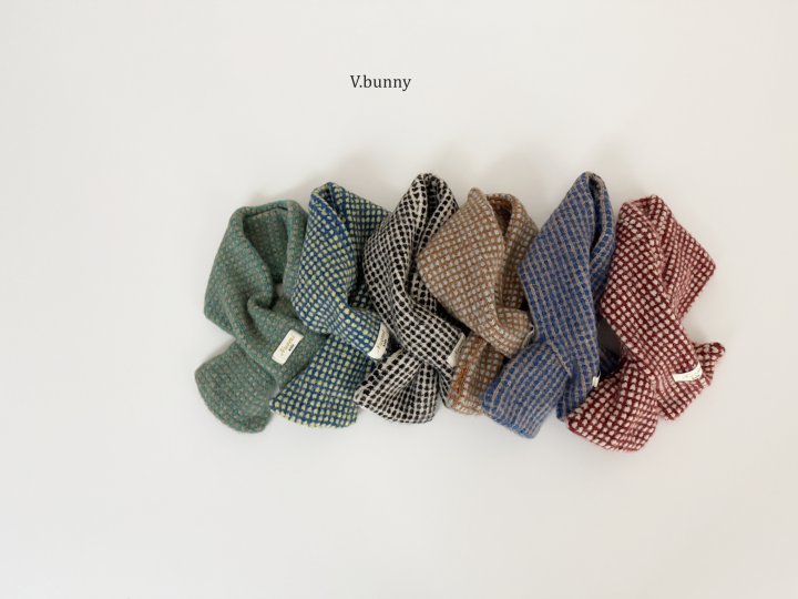 V Bunny - Korean Children Fashion - #designkidswear - Tile Muffler - 5