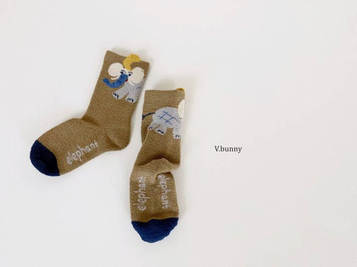 V Bunny - Korean Children Fashion - #discoveringself - Coach Socks Set - 7