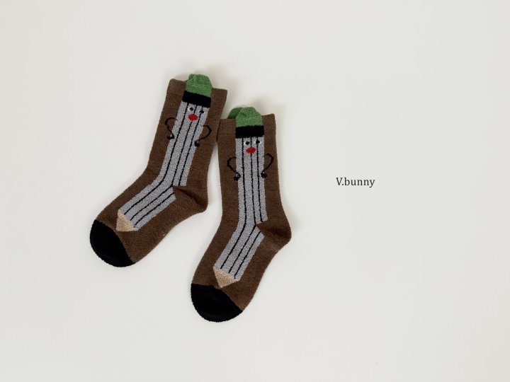 V Bunny - Korean Children Fashion - #discoveringself - Spaceship Socks Set - 6