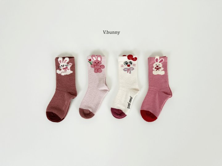 V Bunny - Korean Children Fashion - #discoveringself - Bunny Socks Set
