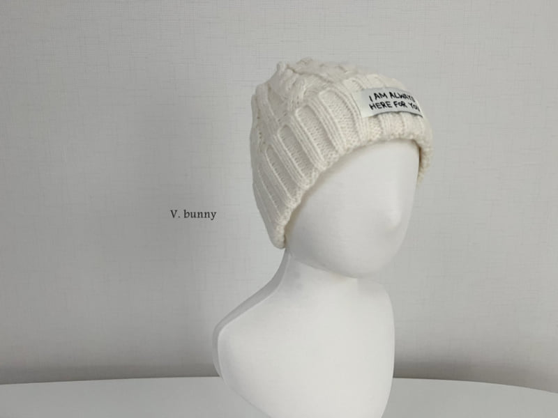 V Bunny - Korean Children Fashion - #discoveringself - Cable Knit Beanie - 12