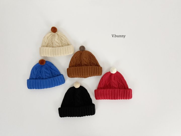 V Bunny - Korean Children Fashion - #discoveringself - Pom Pom Beanie - 9