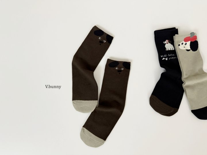 V Bunny - Korean Children Fashion - #fashionkids - Apple Cap Socks Set - 9