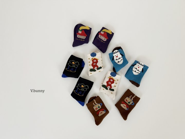 V Bunny - Korean Children Fashion - #discoveringself - Typhon Socks Set - 4