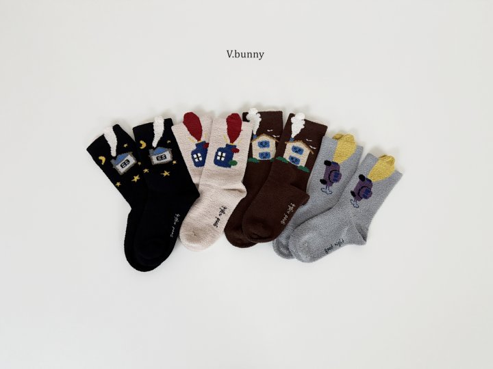 V Bunny - Korean Children Fashion - #fashionkids - High Beam Socks Set - 11