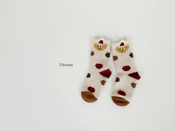 V Bunny - Korean Children Fashion - #fashionkids - Cat Socks Set - 5