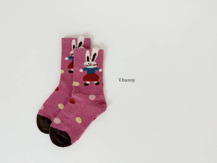 V Bunny - Korean Children Fashion - #discoveringself - Alto Socks Set - 4