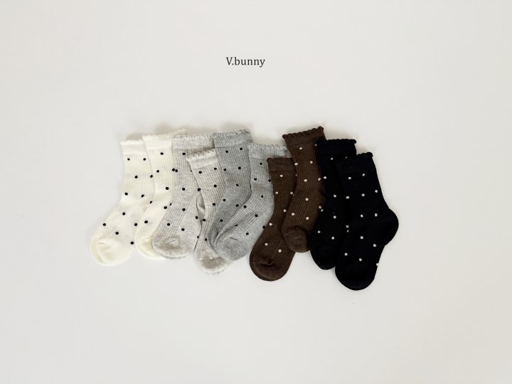 V Bunny - Korean Children Fashion - #fashionkids - Otteng Socks Set - 3