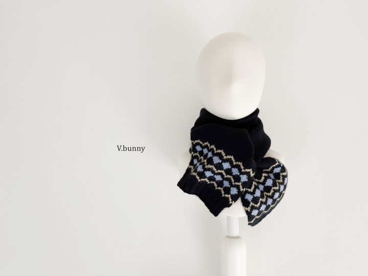 V Bunny - Korean Children Fashion - #fashionkids - Stripe Pattern Muffler - 10