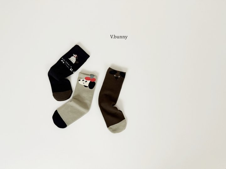 V Bunny - Korean Children Fashion - #kidsshorts - Apple Cap Socks Set - 10
