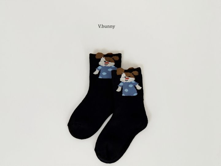 V Bunny - Korean Children Fashion - #kidsshorts - Pados Socks Set - 9
