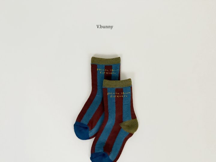V Bunny - Korean Children Fashion - #kidsshorts - Shooting Star Socks Set - 7