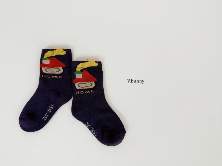 V Bunny - Korean Children Fashion - #kidsshorts - Typhon Socks Set - 5