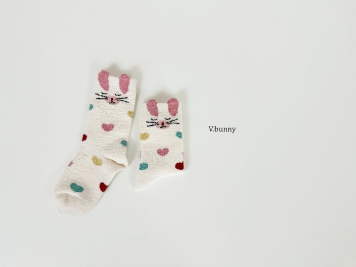 V Bunny - Korean Children Fashion - #kidsshorts - Alto Socks Set - 5