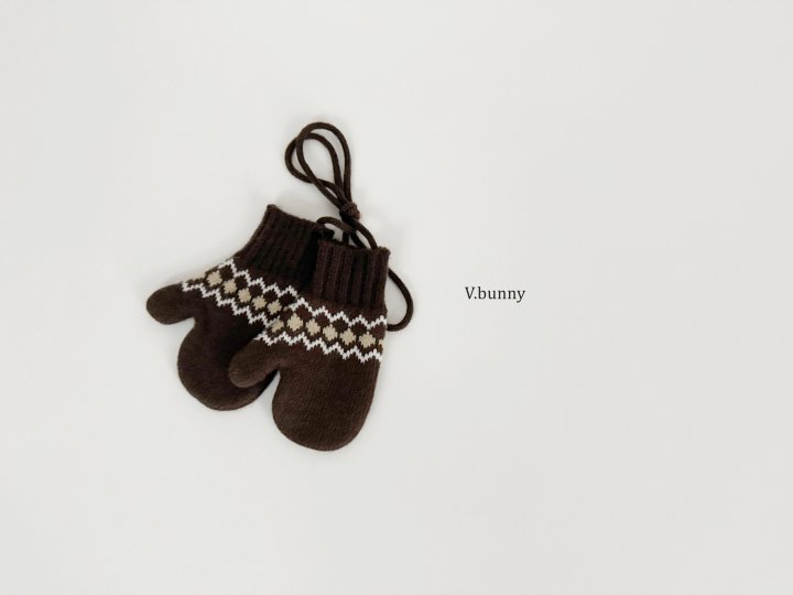 V Bunny - Korean Children Fashion - #kidsshorts - Stripe Pattern Gloves - 12