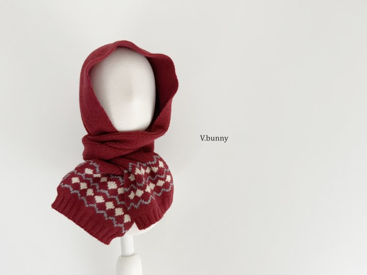 V Bunny - Korean Children Fashion - #kidsshorts - Stripe Pattern Muffler - 11