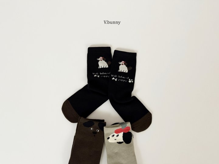V Bunny - Korean Children Fashion - #kidsstore - Apple Cap Socks Set - 11