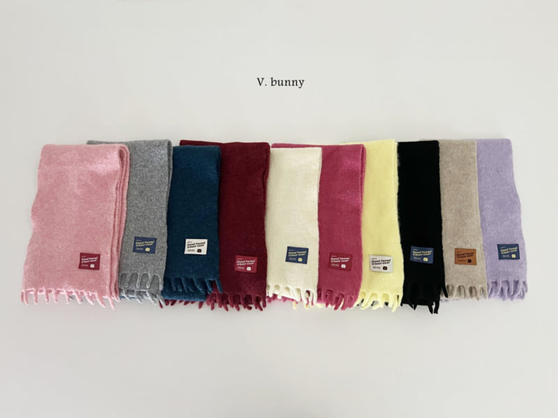 V Bunny - Korean Children Fashion - #kidsstore - Tassel Muffler - 2