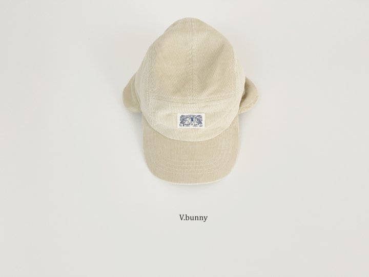 V Bunny - Korean Children Fashion - #kidsstore - Corduroy Earflap Cap - 7