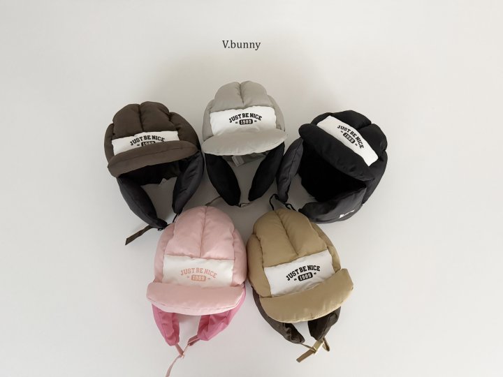 V Bunny - Korean Children Fashion - #kidsstore - Color Padded Cap - 3