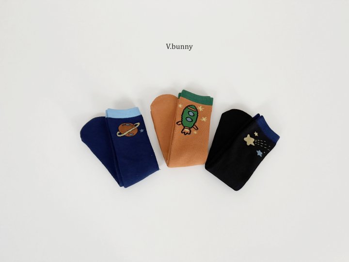 V Bunny - Korean Children Fashion - #kidsstore - Apollo Socks Set - 2