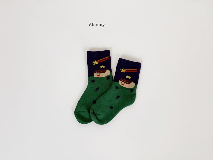 V Bunny - Korean Children Fashion - #kidzfashiontrend - Shooting Star Socks Set - 9