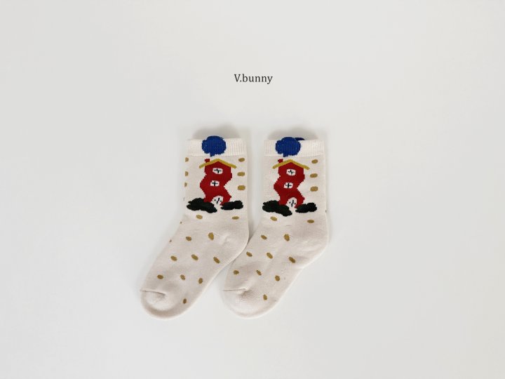 V Bunny - Korean Children Fashion - #kidzfashiontrend - Typhon Socks Set - 7