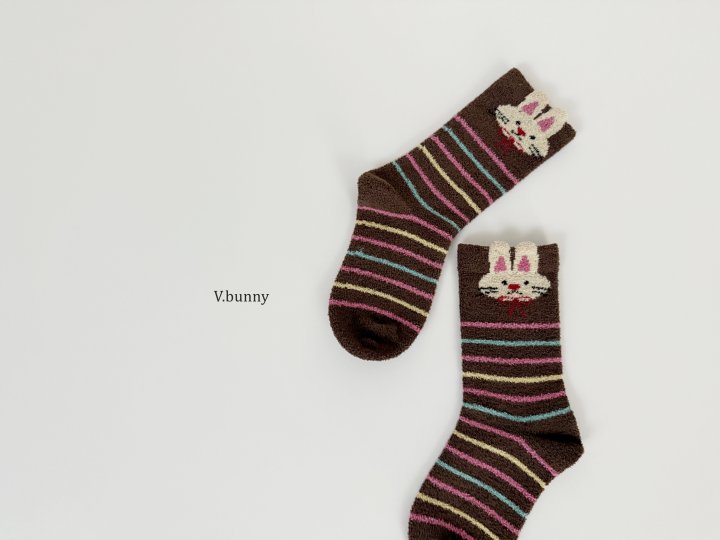 V Bunny - Korean Children Fashion - #kidzfashiontrend - Alto Socks Set - 7