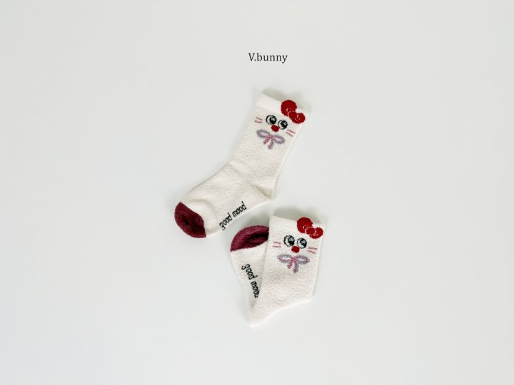 V Bunny - Korean Children Fashion - #kidzfashiontrend - Bunny Socks Set - 5