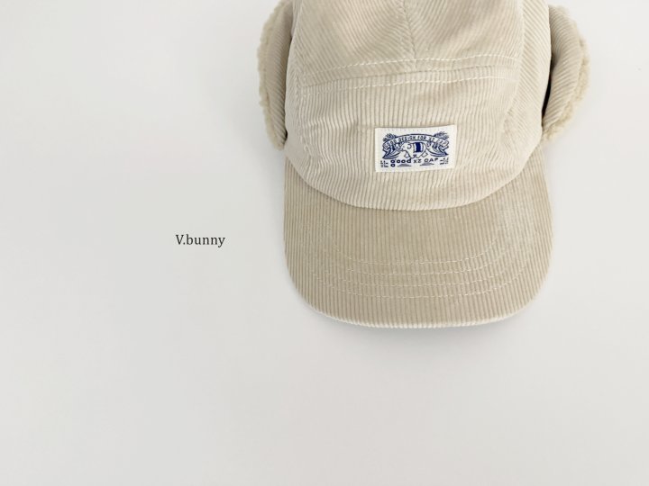 V Bunny - Korean Children Fashion - #kidzfashiontrend - Corduroy Earflap Cap - 8