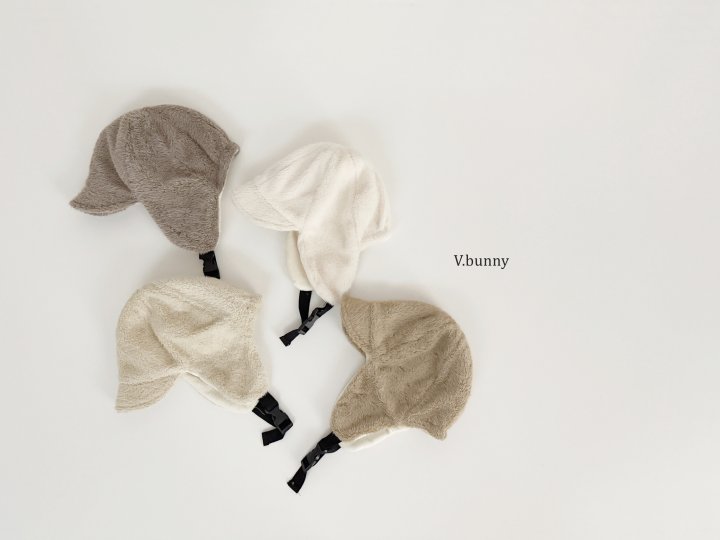 V Bunny - Korean Children Fashion - #kidzfashiontrend - Fleece Earflap Cap - 2
