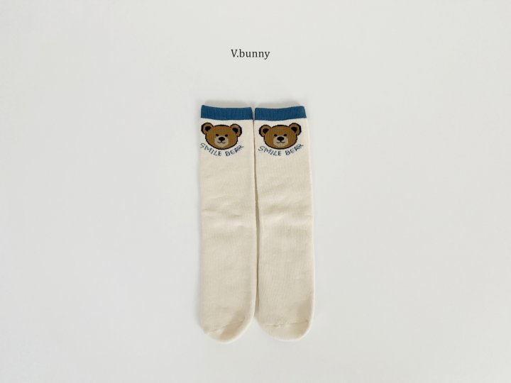 V Bunny - Korean Children Fashion - #kidzfashiontrend - Smile Bear Socks Set - 5