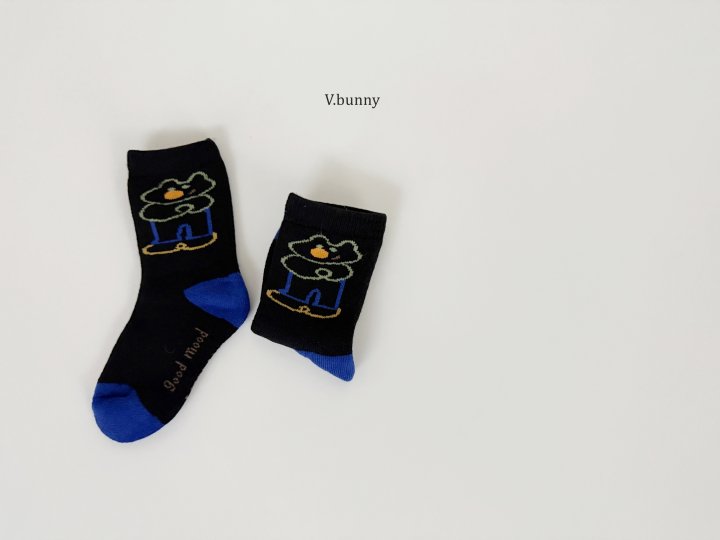 V Bunny - Korean Children Fashion - #littlefashionista - Typhon Socks Set - 9