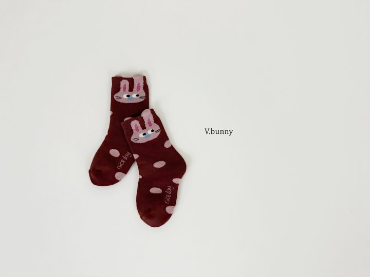 V Bunny - Korean Children Fashion - #littlefashionista - Star Bunny Socks Set - 6