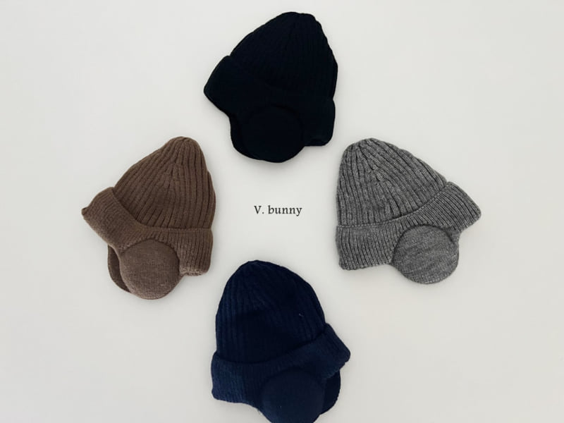 V Bunny - Korean Children Fashion - #littlefashionista - Warmer Beanie Set - 3