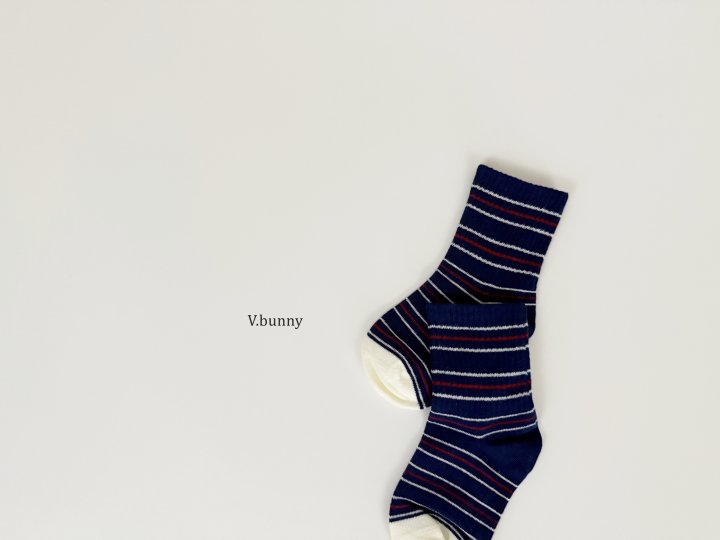 V Bunny - Korean Children Fashion - #littlefashionista - Mei Mei Socks Set - 7