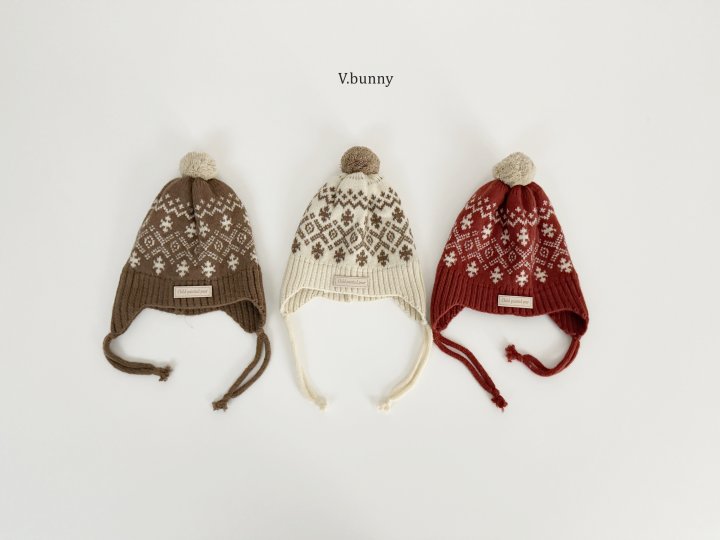 V Bunny - Korean Children Fashion - #littlefashionista - Star Pom Beanie