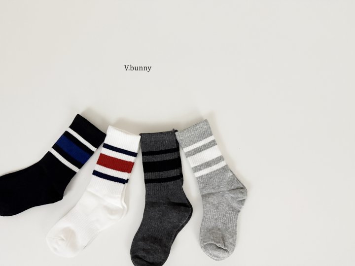 V Bunny - Korean Children Fashion - #magicofchildhood - James Socks Set - 3