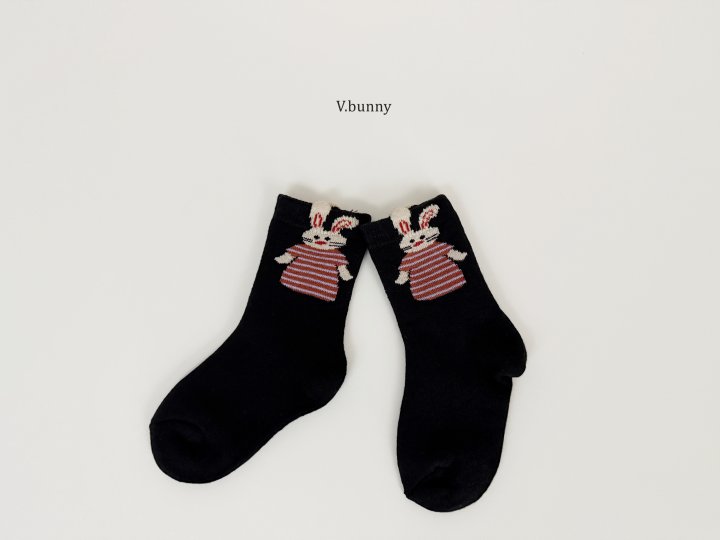 V Bunny - Korean Children Fashion - #magicofchildhood - One-piece Socks Set - 9