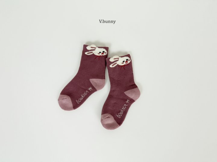 V Bunny - Korean Children Fashion - #magicofchildhood - Berry Dot Socks Set - 6