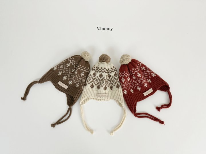 V Bunny - Korean Children Fashion - #magicofchildhood - Star Pom Beanie - 2