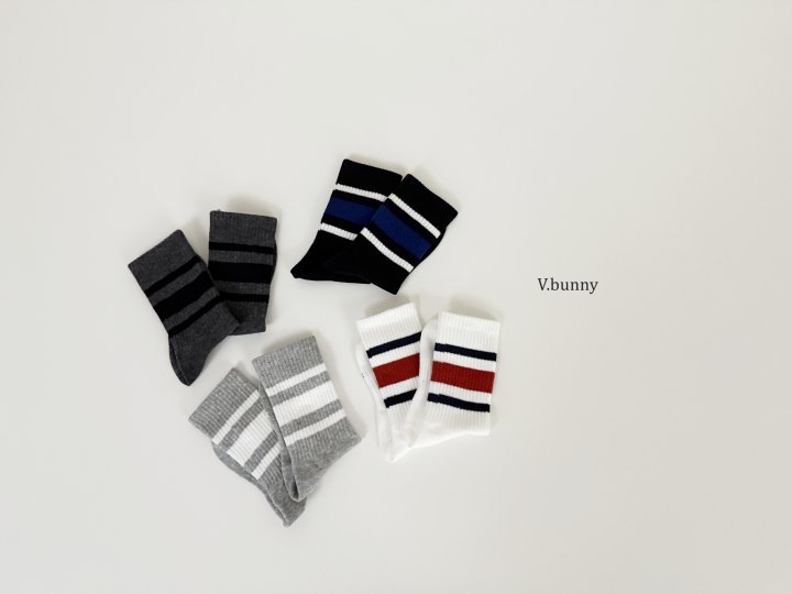 V Bunny - Korean Children Fashion - #magicofchildhood - James Socks Set - 4