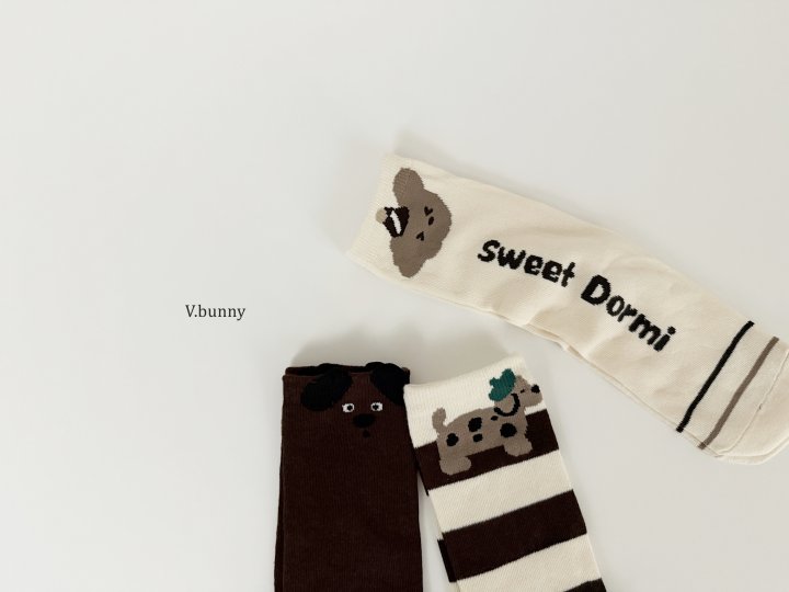 V Bunny - Korean Children Fashion - #minifashionista - Dormi Socks Set - 2