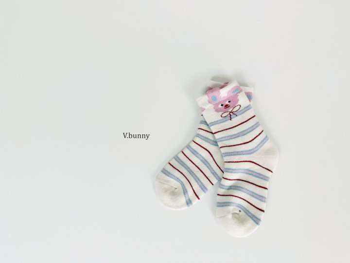 V Bunny - Korean Children Fashion - #minifashionista - Dago Socks Set - 6